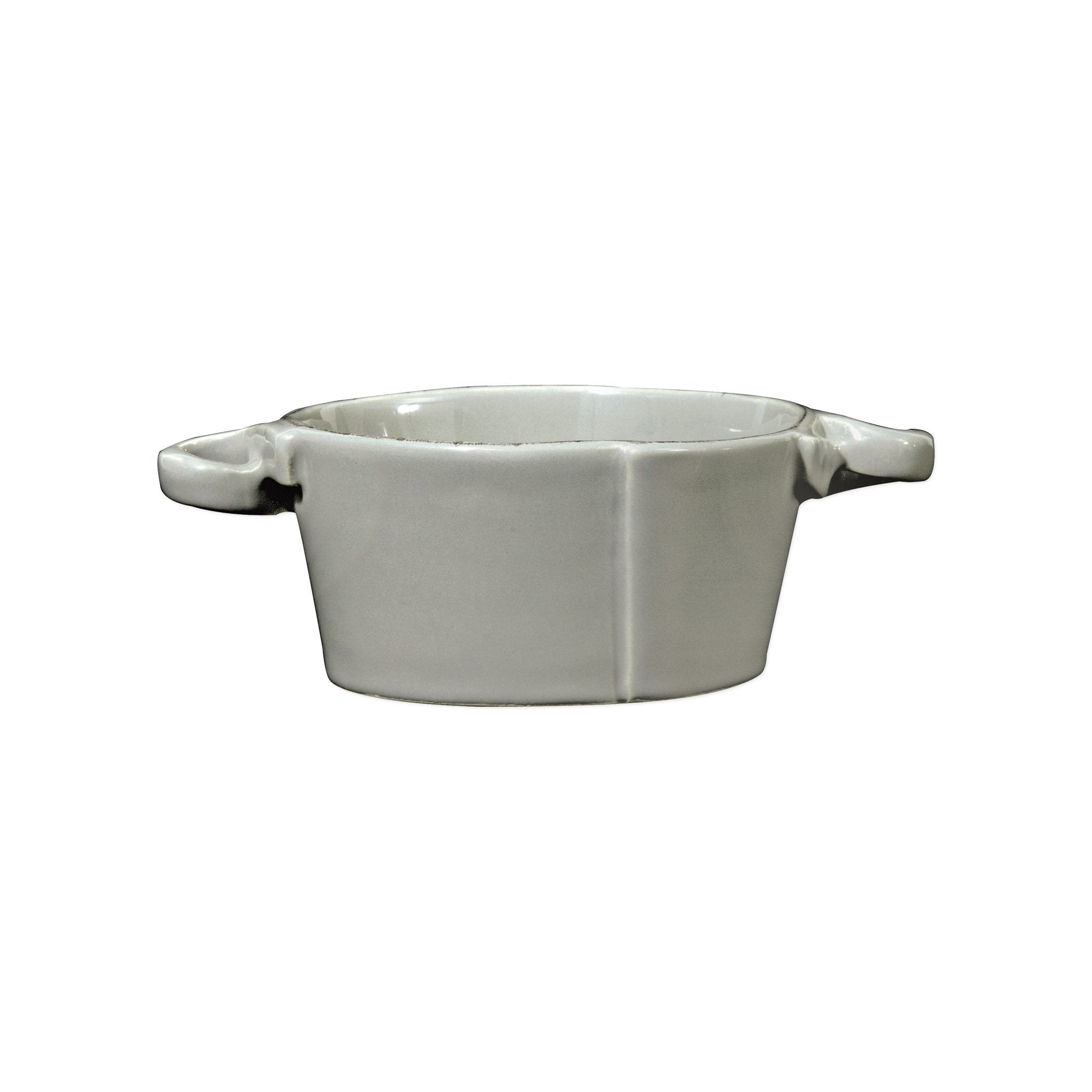 Vietri Small Handled Bowl in Lastra Pattern, Handcrafted in Italy