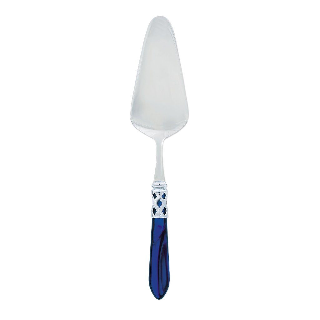 Vietri Aladdin Pastry Server with Brilliant Chrome - Finished Stainless - Steel Dessert Serving Tool