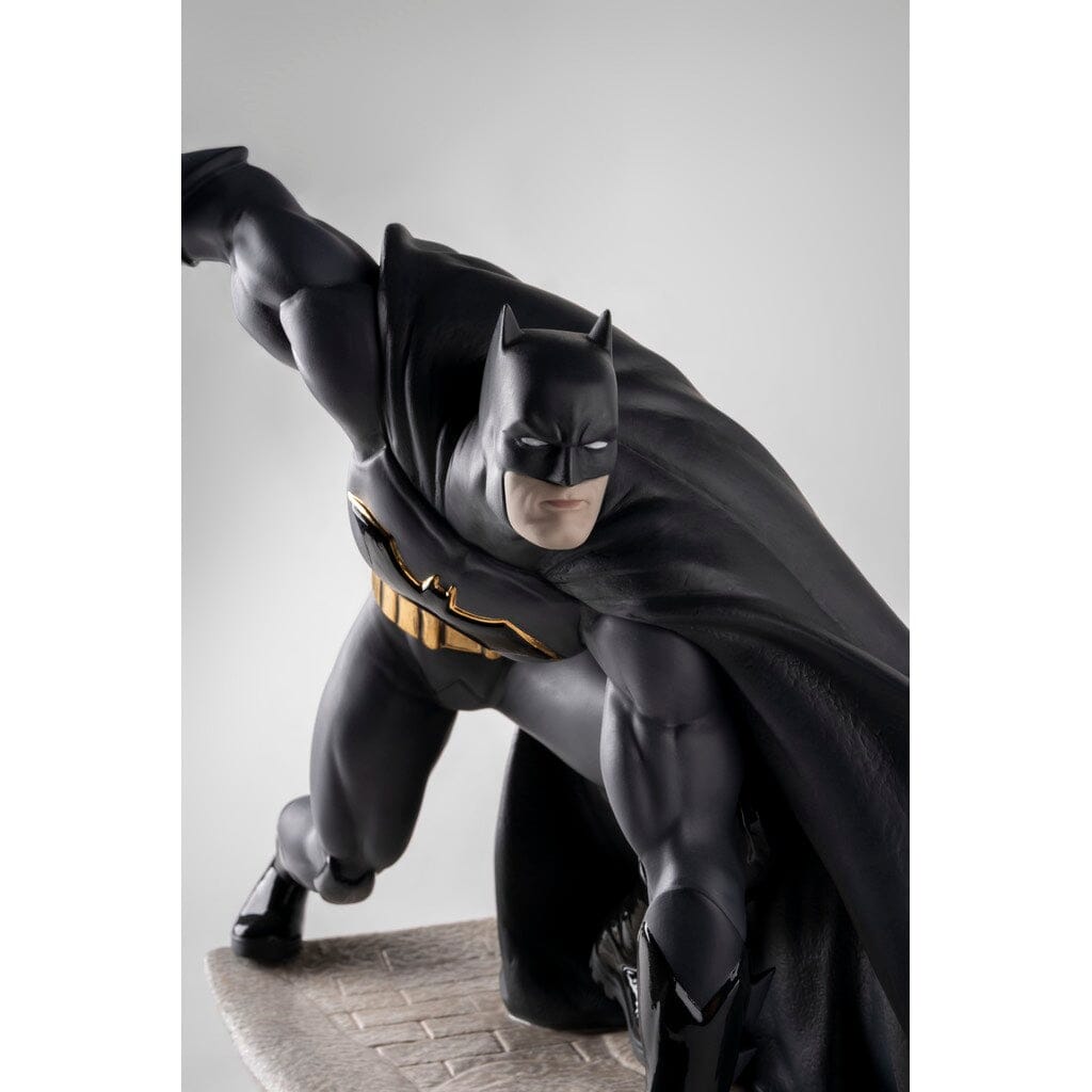 Limited Edition (500 Pieces) Lladro Handmade Porcelain Collectible Batman Figurine