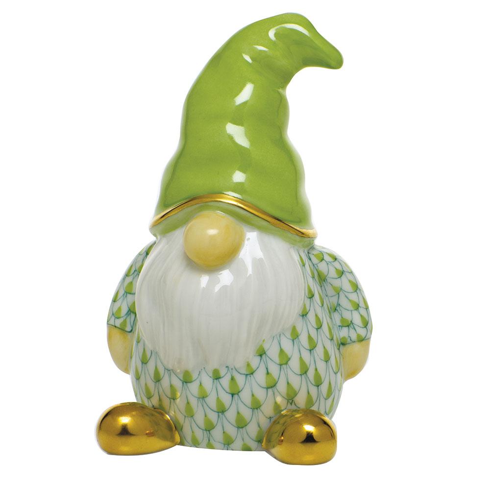 Exquisite Handmade Herend Porcelain Gnome Figurine for Decor