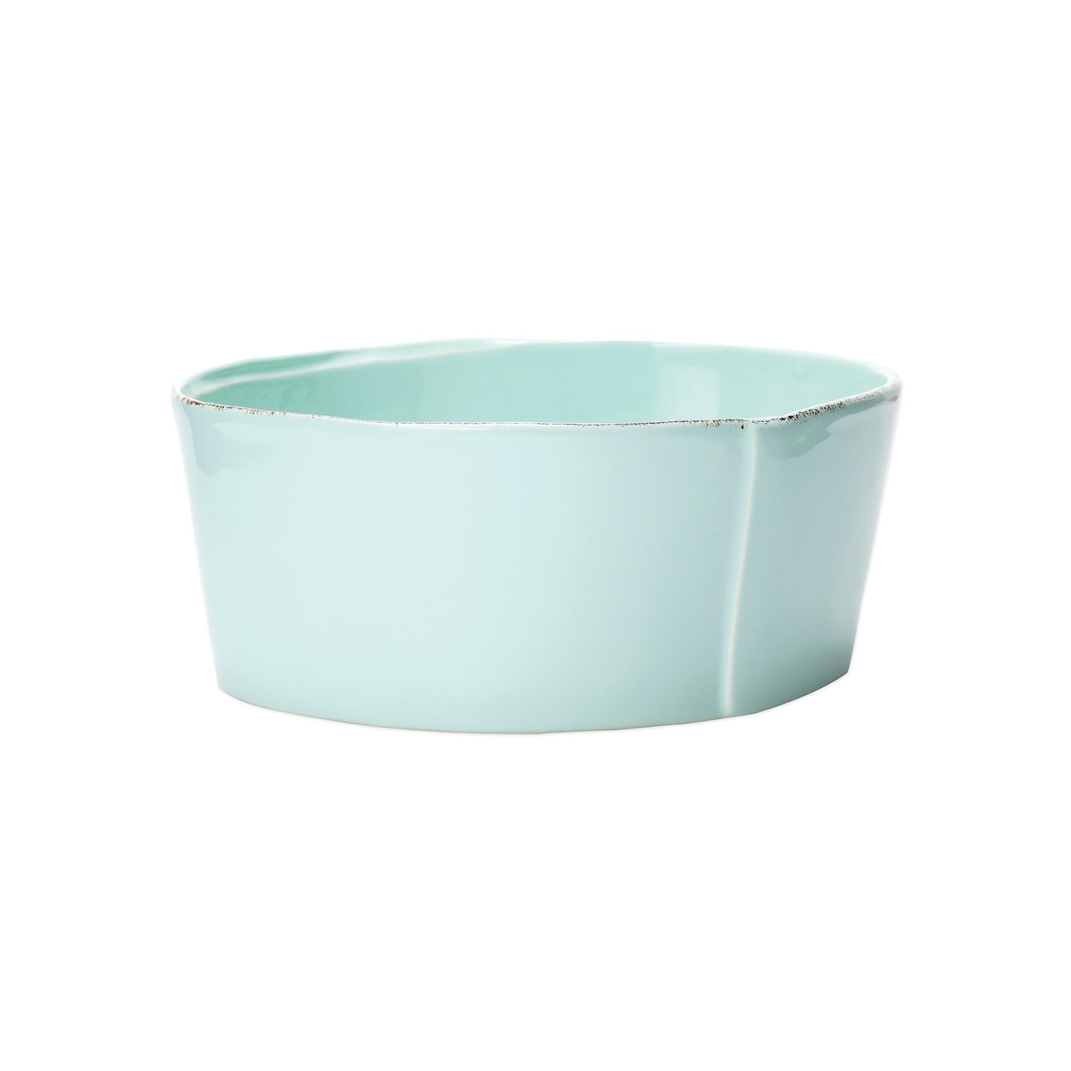 Vietri Medium-Sized Lastra Serving Bowl with Artistic Edges