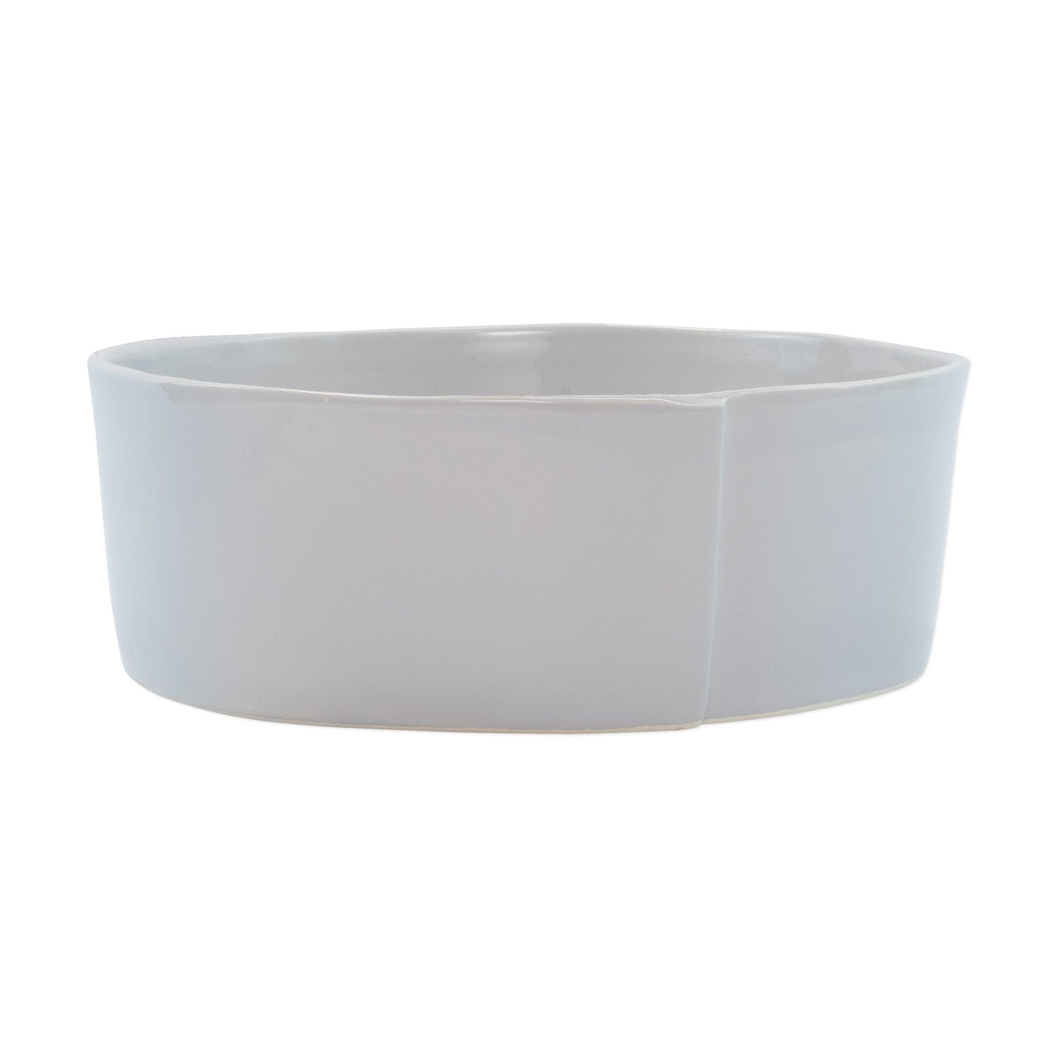Vietri Large-Sized Lastra Pattern Serving Bowl for Food Display