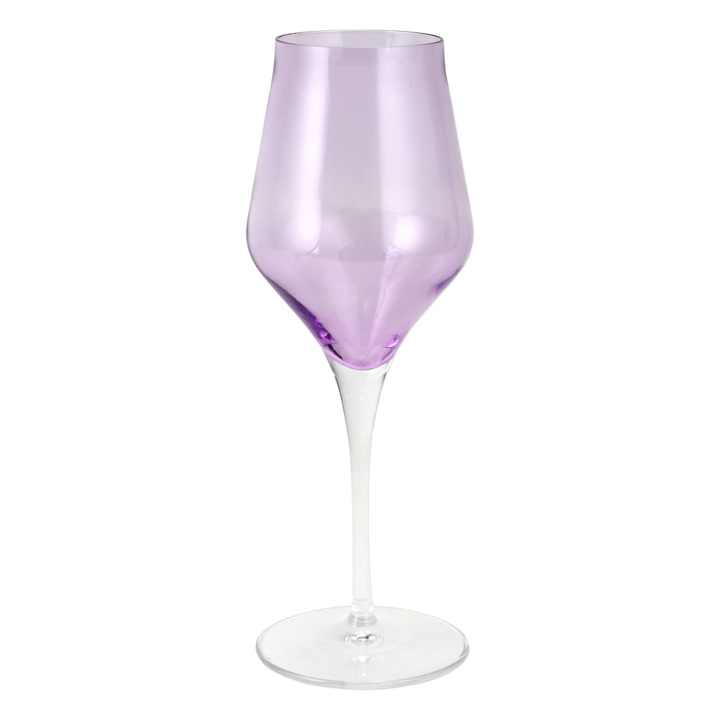 Vietri Elegant Contessa Italian Wine Drinking Glass