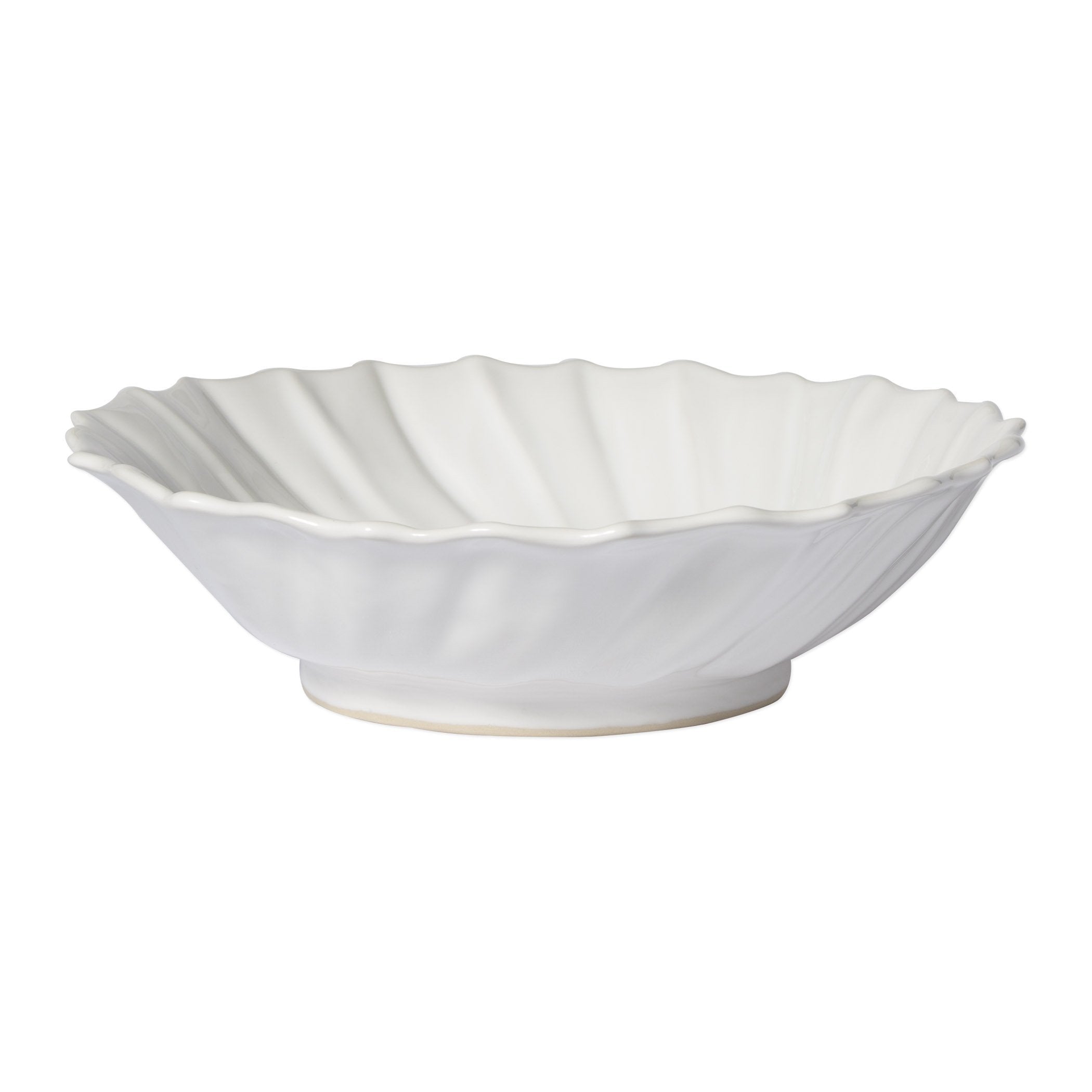 Vietri Incanto Stone Ruffle Large Bowl