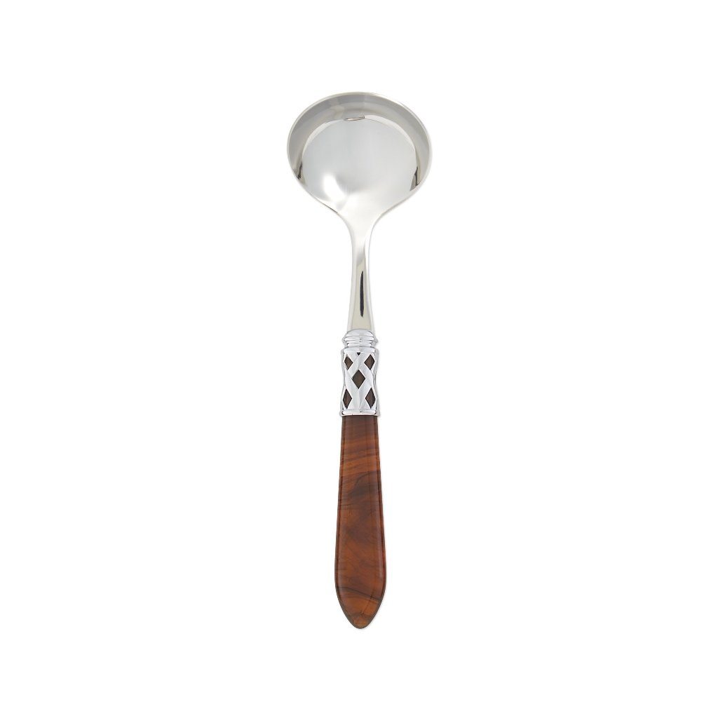 Vietri Aladdin Sauce Ladle with Brilliant Chrome Finish