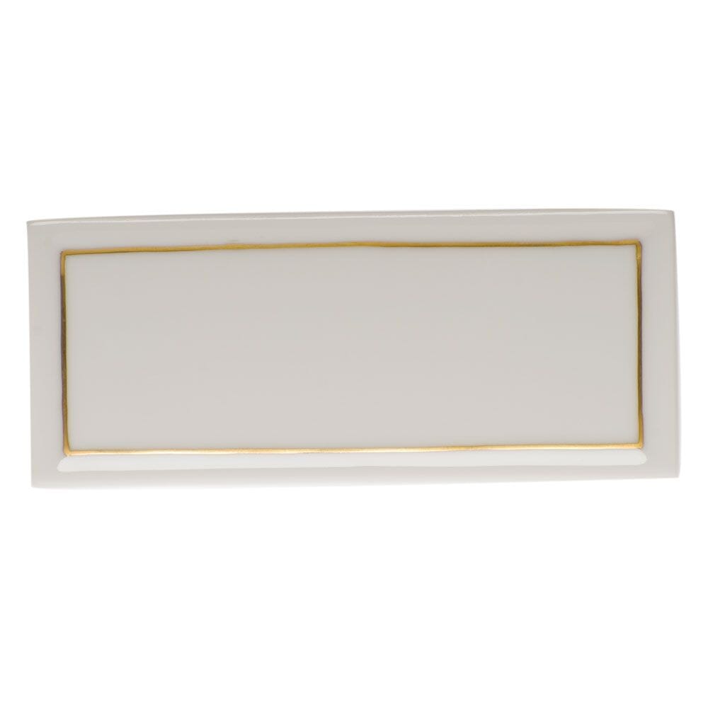 Exquisite Herend Place Card with 24K Golden Edge