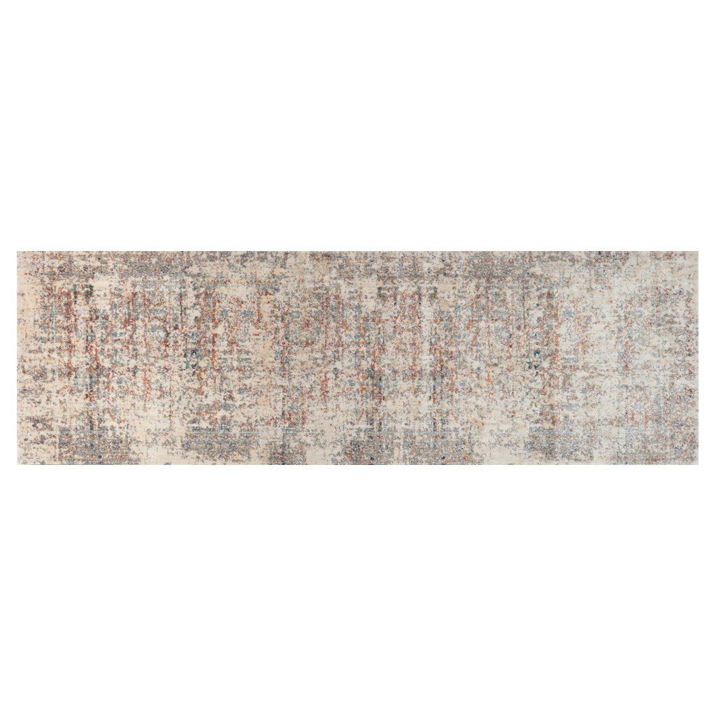 Ivory Granite Loloi Javari JV 01 Durable Area Rug