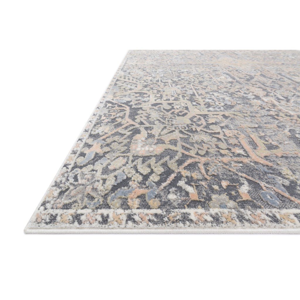 Loloi II Lucia LUC 02 Charcoal & Multi Color Power - Loomed Area Rug