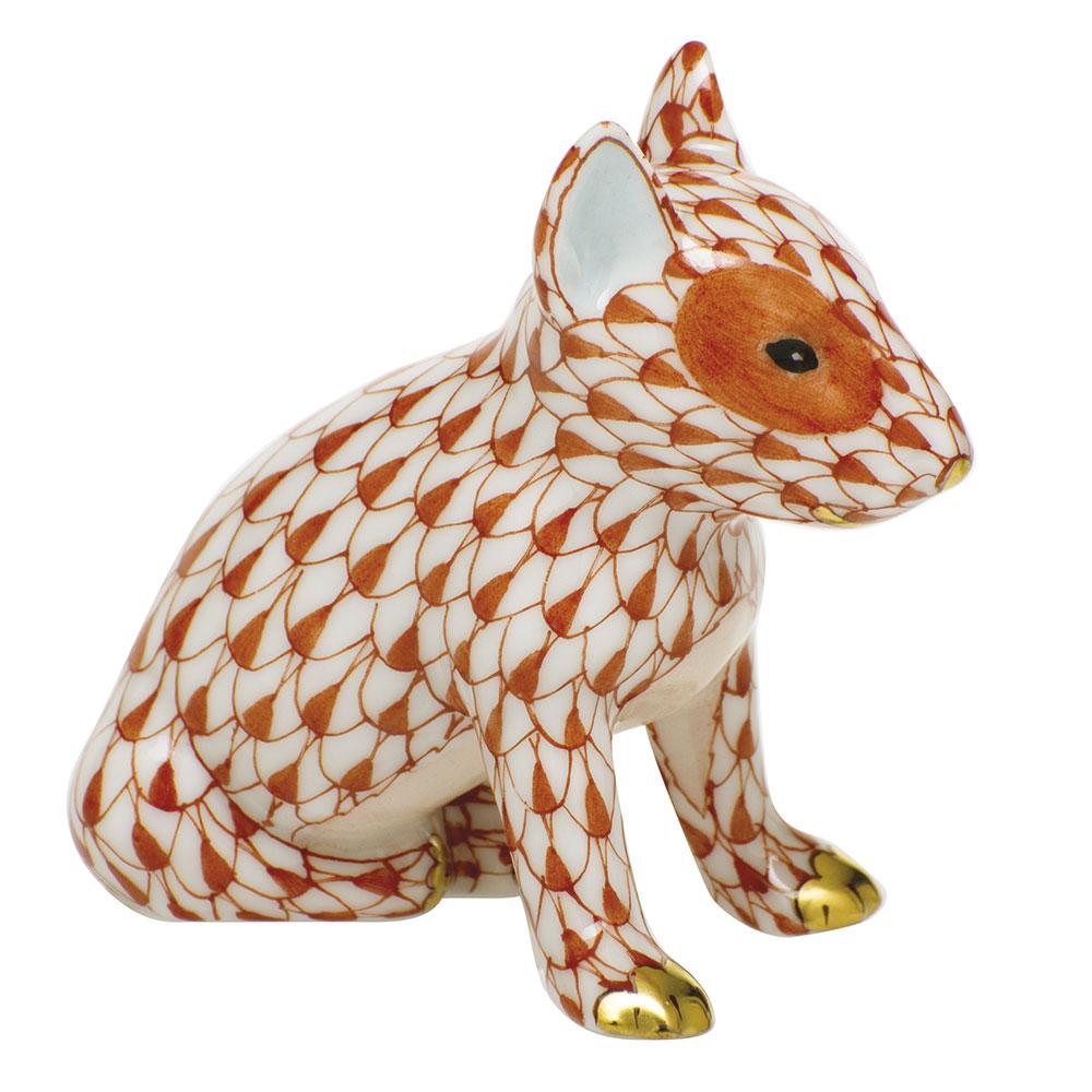 Exquisite Handmade Herend English Bull Terrier Puppy Porcelain Figurine for Collectors