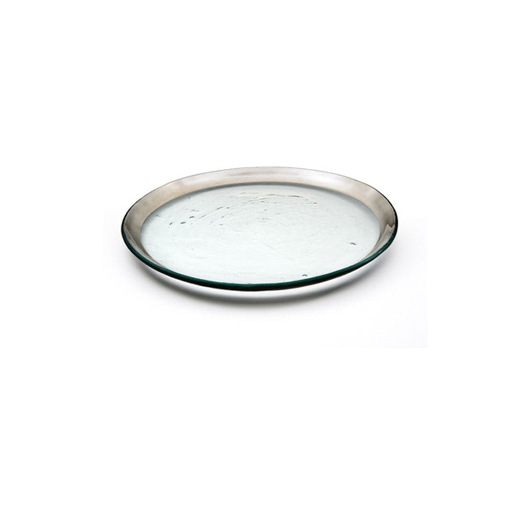 Exquisite Annieglass Roman Antique Style Salad Serving Plate