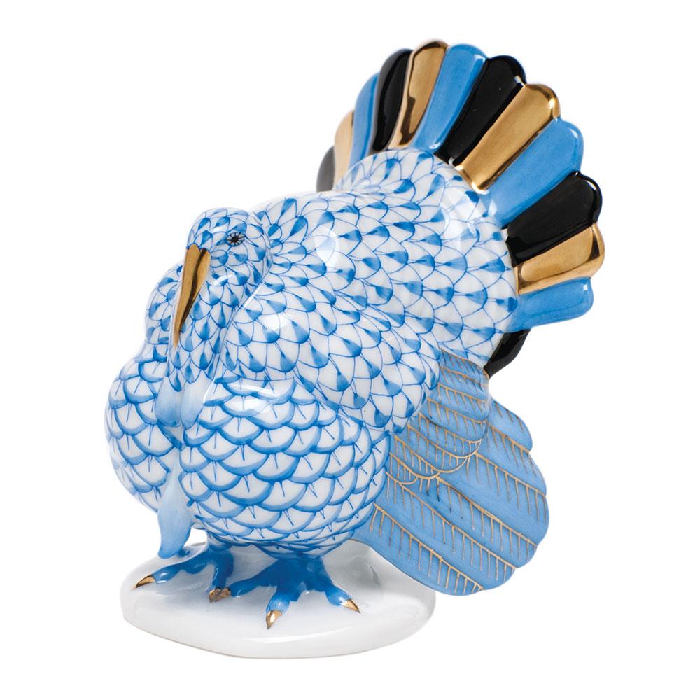 Exquisite Handmade Herend Tom Turkey Porcelain Figurine