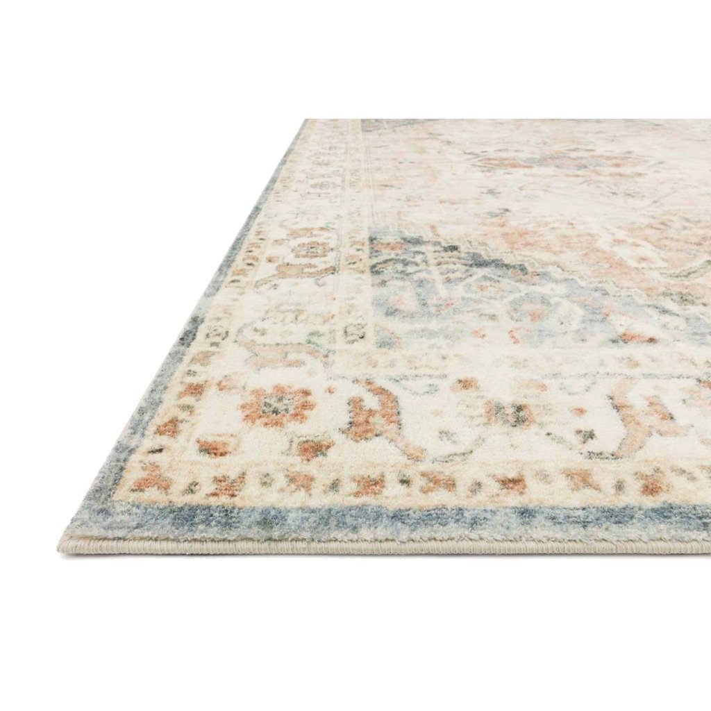 Loloi II Rosette ROS 06 Soft Clay & Ivory Luxury Area Rug