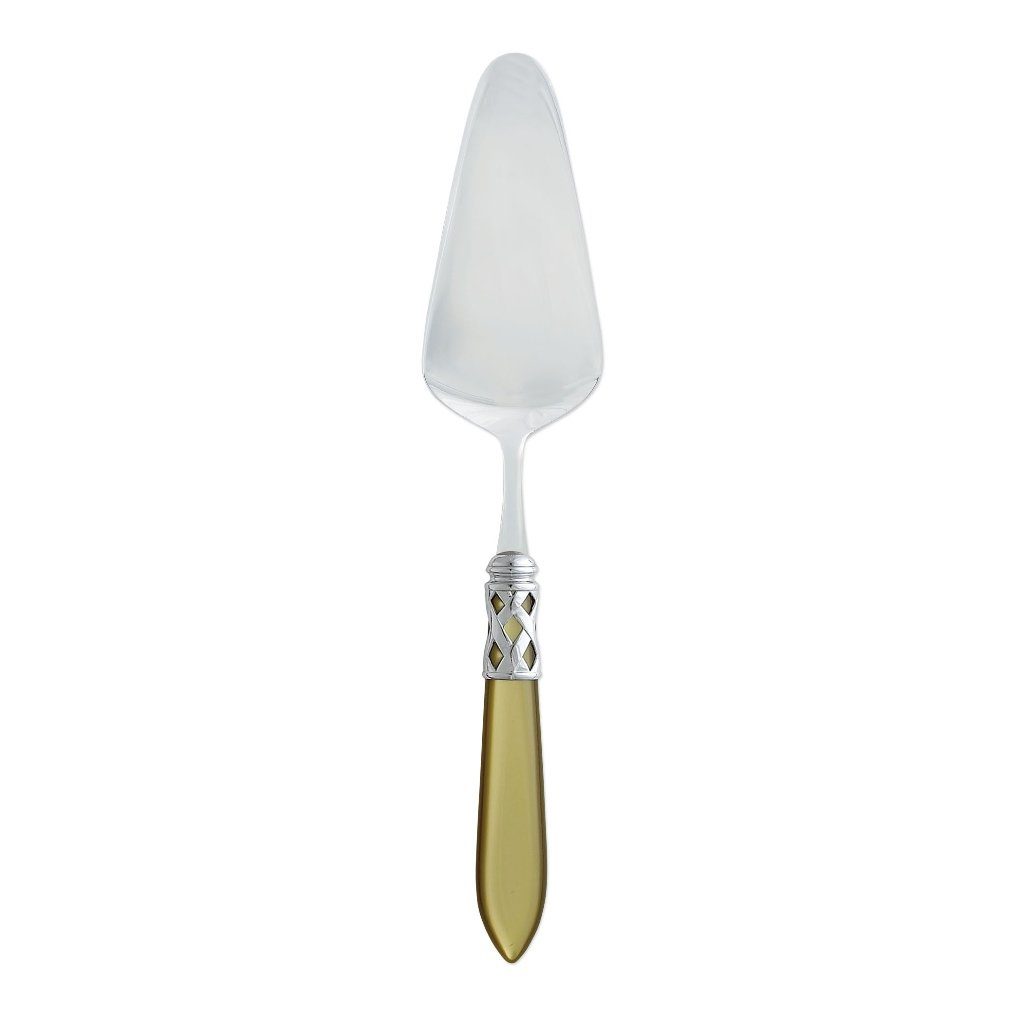 Vietri Aladdin Pastry Server with Brilliant Chrome - Finished Stainless - Steel Dessert Serving Tool
