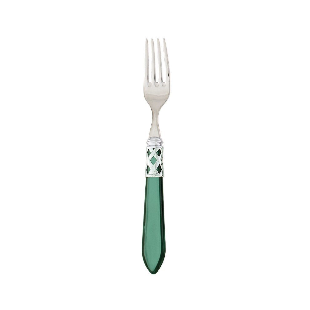 Vietri Aladdin Salad Fork with Brilliant Shiny Chrome Finish