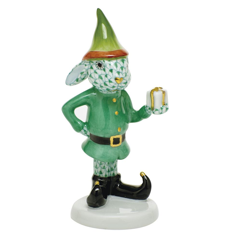 Exquisite Hand - painted Herend Elf Bunny Porcelain Figurine