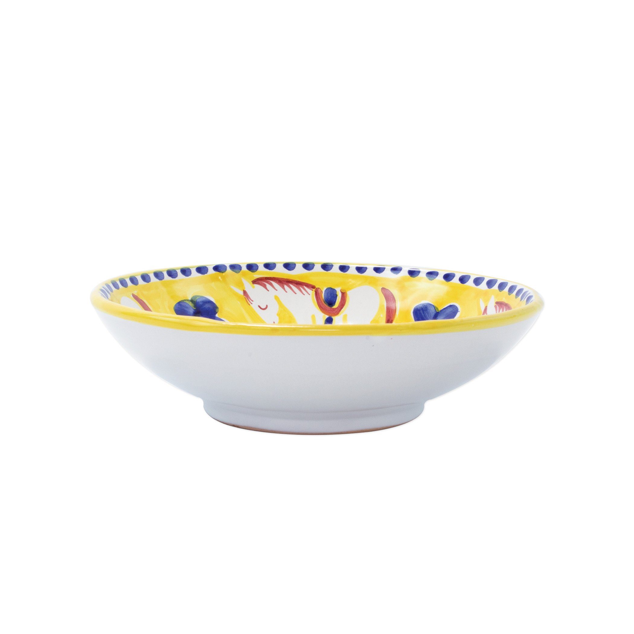 Handcrafted Vietri Campagna Cavallo 8.75-Inch Coupe Pasta Bowl