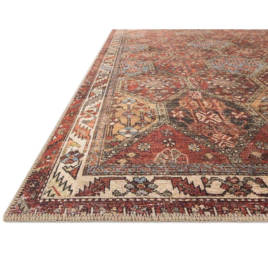 Loloi Loren LQ 16 Area Rug in Spice and Multi - Color Blend