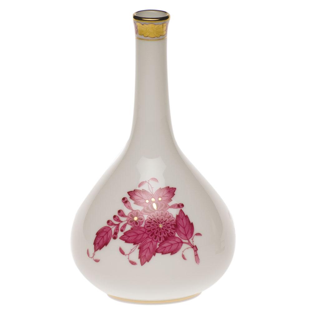 Medium-Sized Handmade Herend Bud Vase with Signature Design