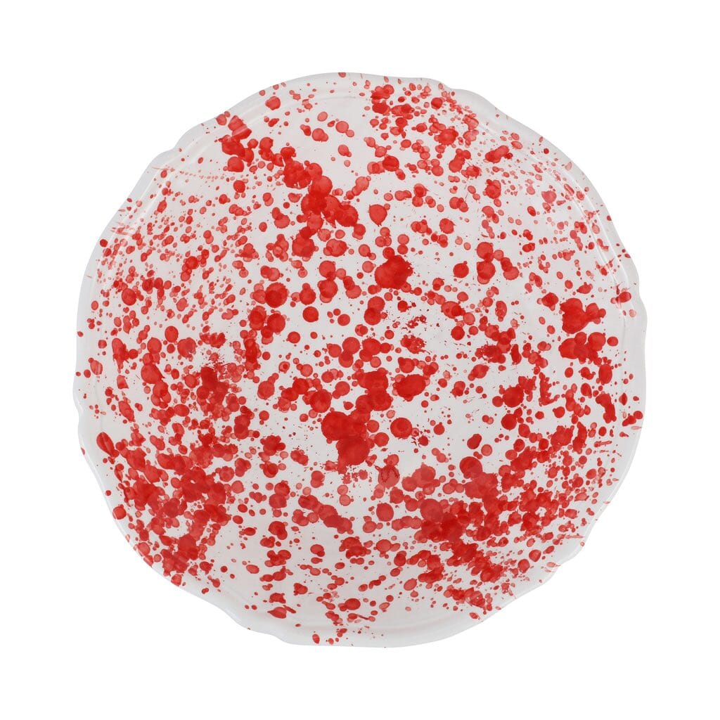 Vietri Amalfitana Colorful Splatter Design 12-Inch Serving Bowl