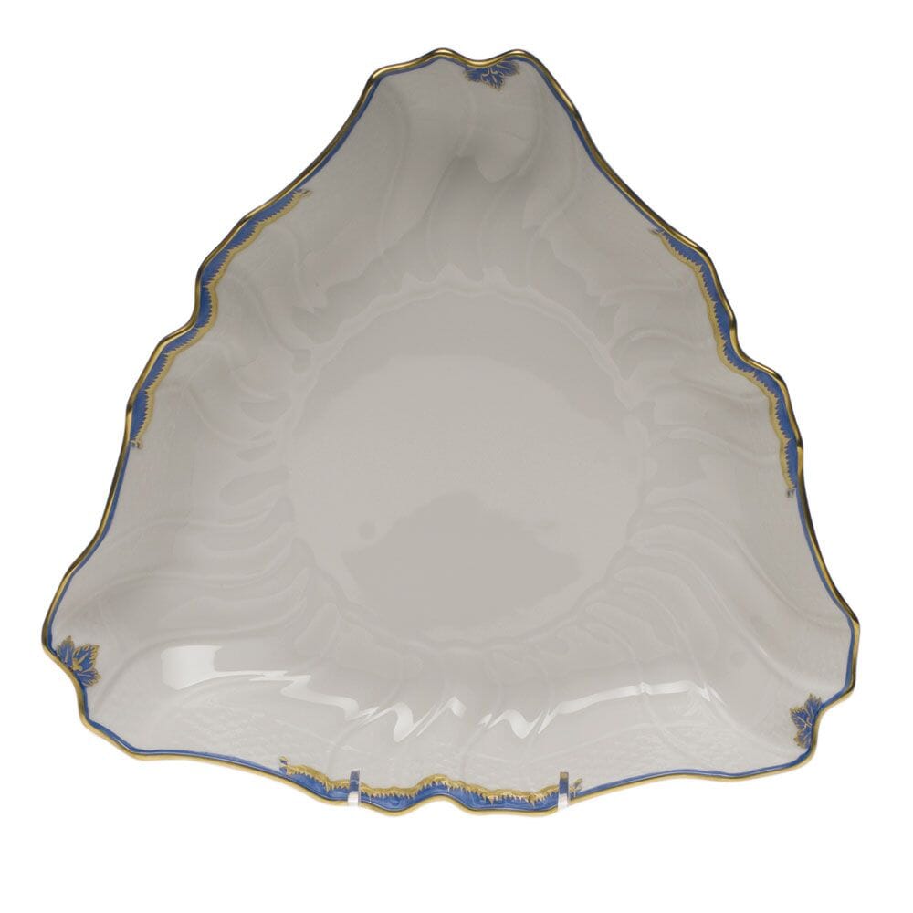 Herend Porcelain Princess Victoria Patterned Triangle Serving Dish