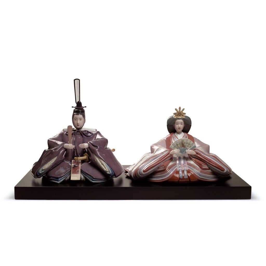 Limited Edition 3500 Lladro Handmade Spanish Porcelain Hina Dolls Festival