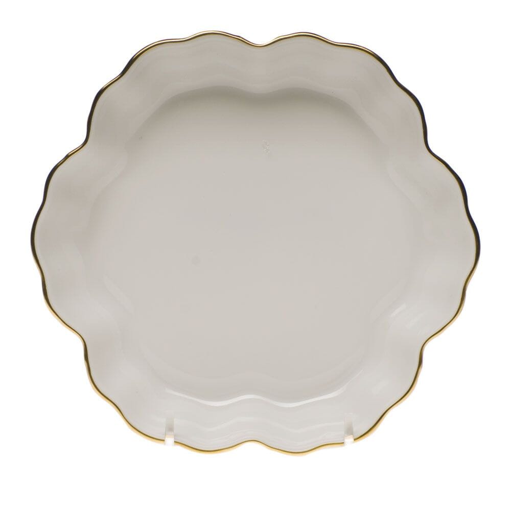 Exquisite Herend 6.25 - Inch Golden - Trimmed Fruit Bowl for Various Occasions