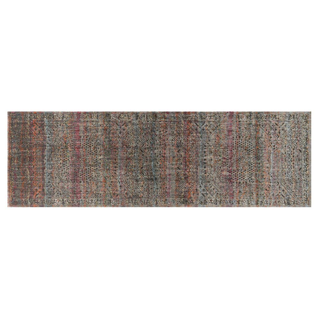 Loloi Javari JV 02 Durable Charcoal Sunset Power - Loomed Area Rug