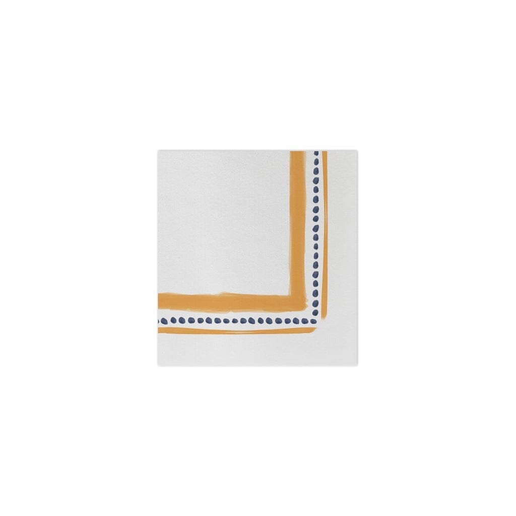 Vietri Disposable Papersoft Campagna Orange Cocktail Napkins for Entertaining and Everyday Use