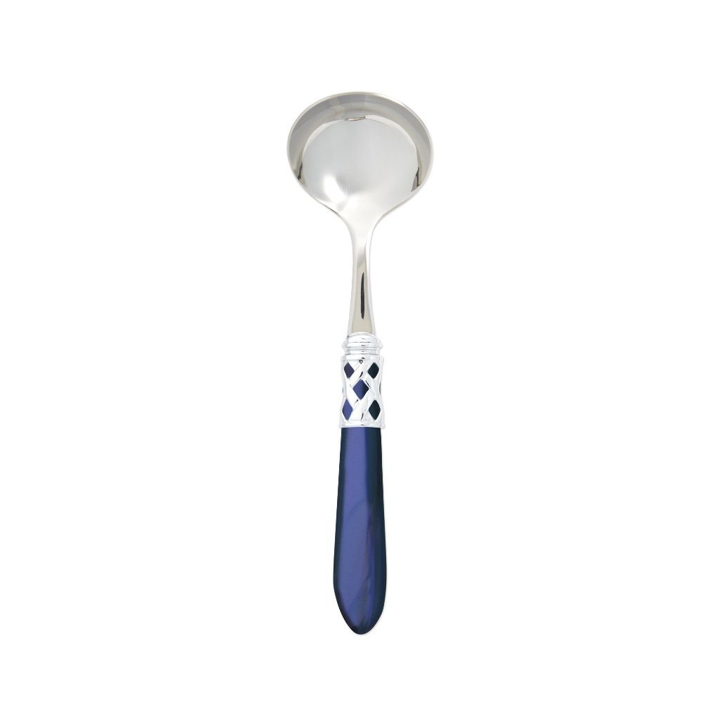 Vietri Aladdin Sauce Ladle with Brilliant Chrome Finish