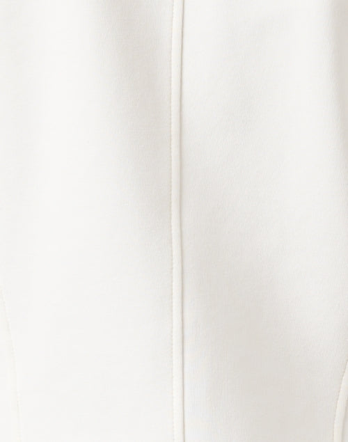 Stylish White Knit - Collared Blazer for Versatile Looks