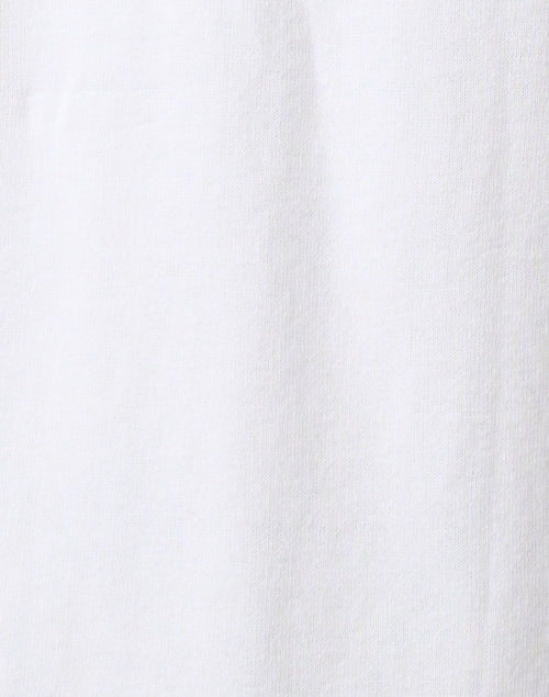 Stylish White Travel Coat Made of Cotton and Silk Blend