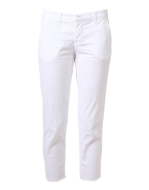 Frank & Eileen Wicklow White Italian-style Chino Casual Men's Pants for Contemporary Look