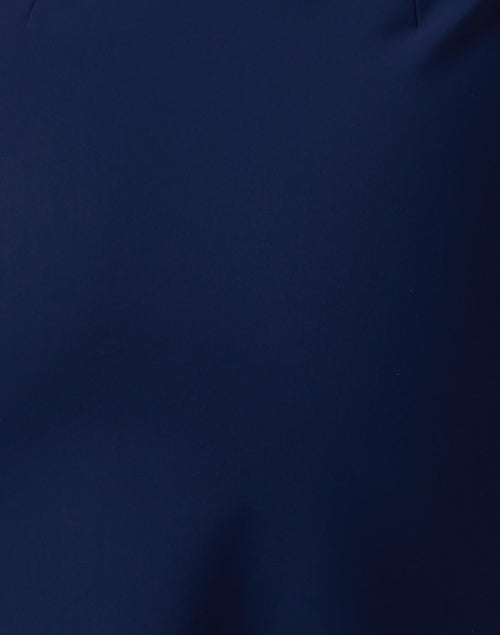 Stylish Navy Asymmetrical One - Sleeve Yuzuki Dress for Events