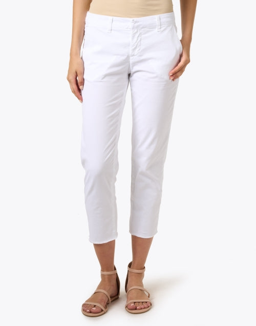 Frank & Eileen Wicklow White Italian-style Chino Casual Men's Pants for Contemporary Look