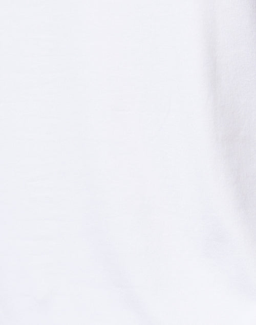 Women's Relaxed-Fit White Peruvian Pima Cotton Casual Top