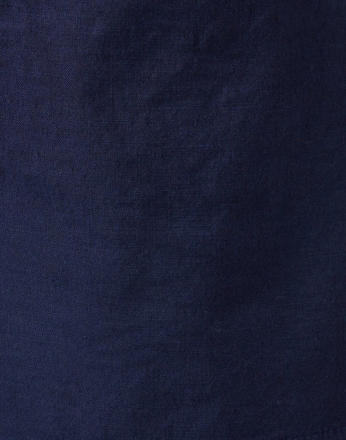 Stylish Breathable Waterford Navy Cotton Blend Shorts