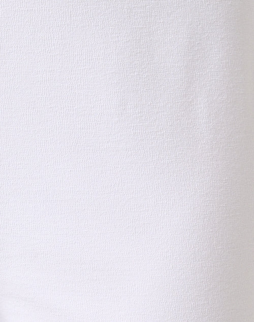 Stretchy Slim Cropped White Ankle Pull - On Pants
