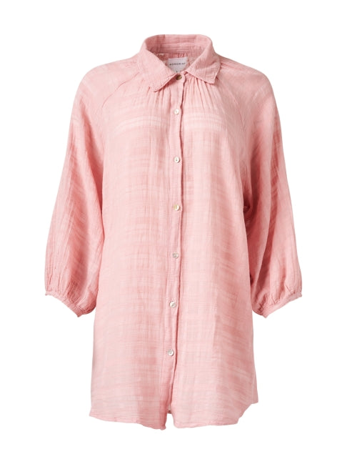 Stylish Pink Cotton Wren Shirt for Warm Weather