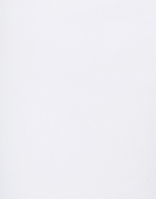 Elastic Waist White Stretchable Control Ankle Pants for Women