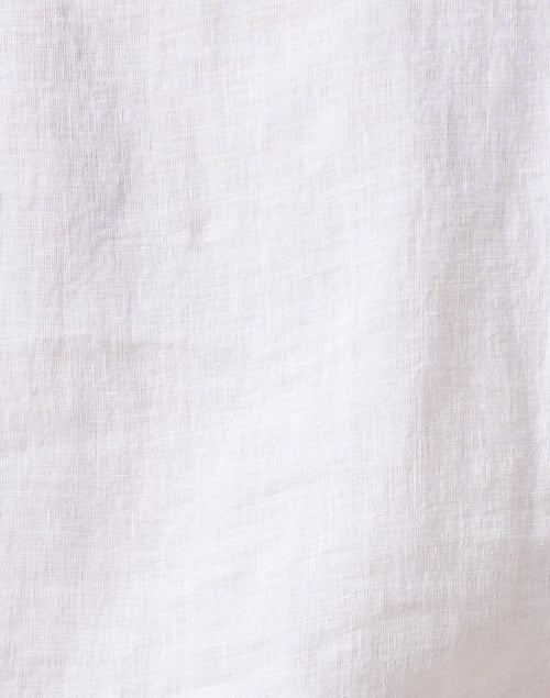 Elegant White Linen Women's Blouse for a Relaxed Style