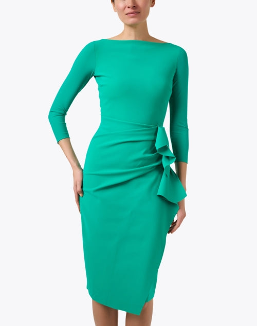 Elegant Chiara Boni La Petite Robe Zelma Pink Stretch - Jersey Green - Inspired Dress