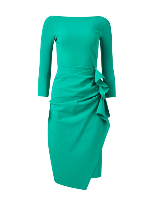 Elegant Chiara Boni La Petite Robe Zelma Pink Stretch - Jersey Green - Inspired Dress
