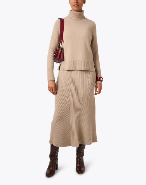 Beige Cashmere Wylan Women's Sweater for the New Season