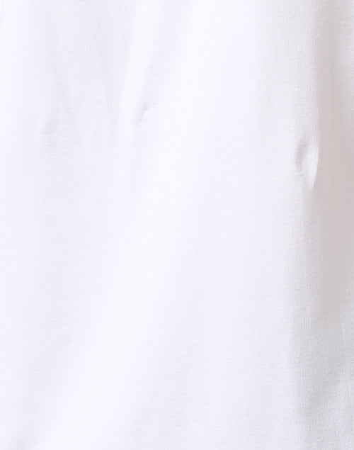 Eileen Fisher Women's White Stretchy Jersey Knit Sleeveless Tank Top