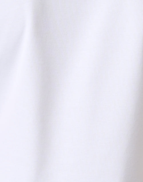 Elegant White Cotton Ribbed Women's Tank Top