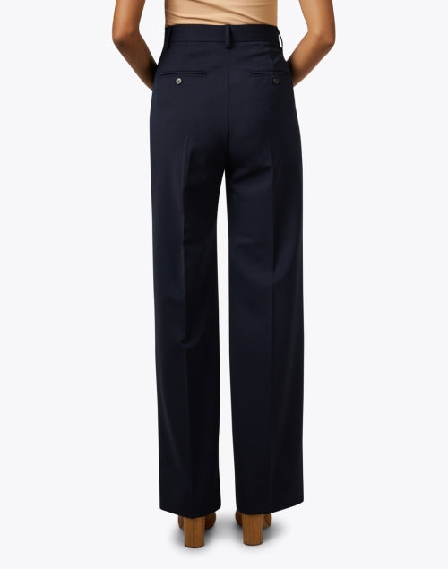 Navy Stretch Wide Leg Orbita Pants by Weekend Max Mara