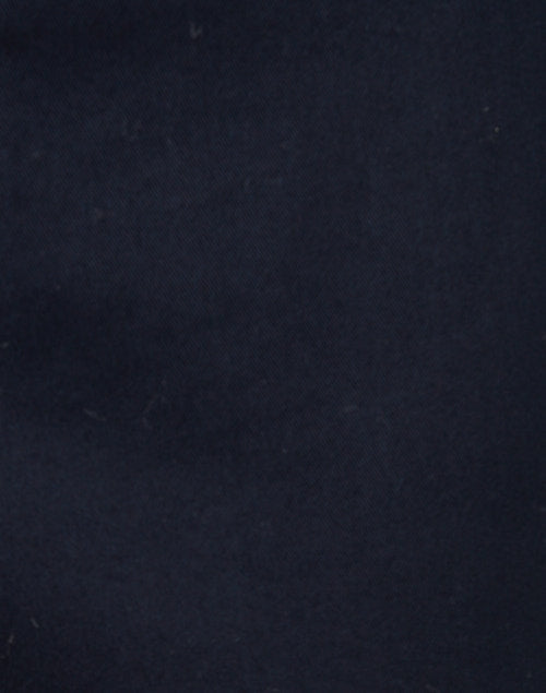 Navy Blue Men's Straight-Leg Cotton Chino Pants