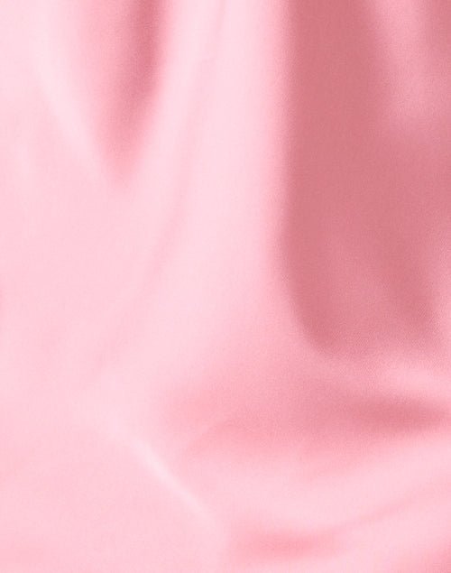 Elegant Pink Satin Women's Sleeveless Top