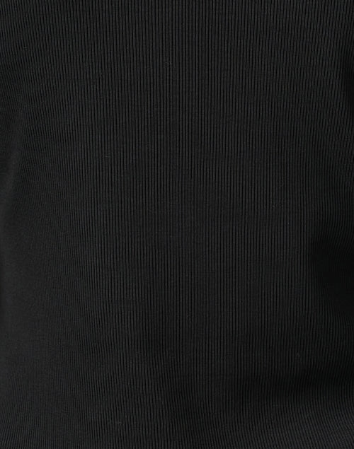 Soft Pima Cotton Black Cedar Turtleneck Long - Sleeve Top for Cooler Months