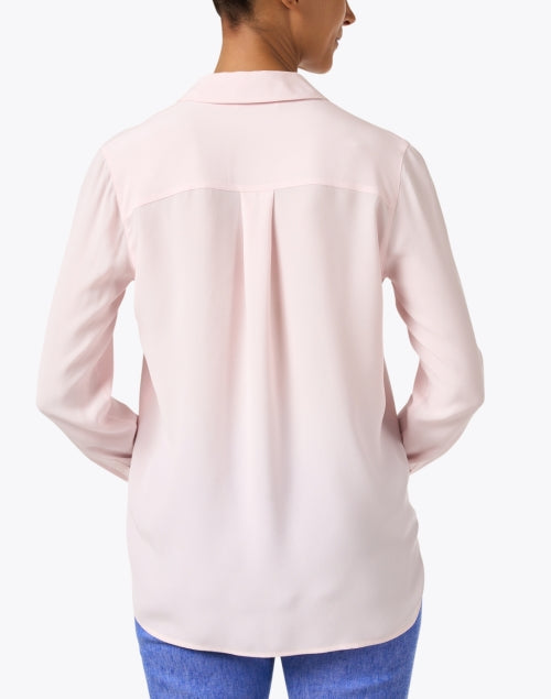 Gorgeous Ballet Soft Pink 100% Silk Blouse for New Season